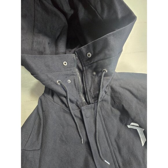 NWT Niepce I-Tech Techwear Cargo Jacket Black Hooded Coat Streetwear Cyberpunk L - Picture 13 of 16